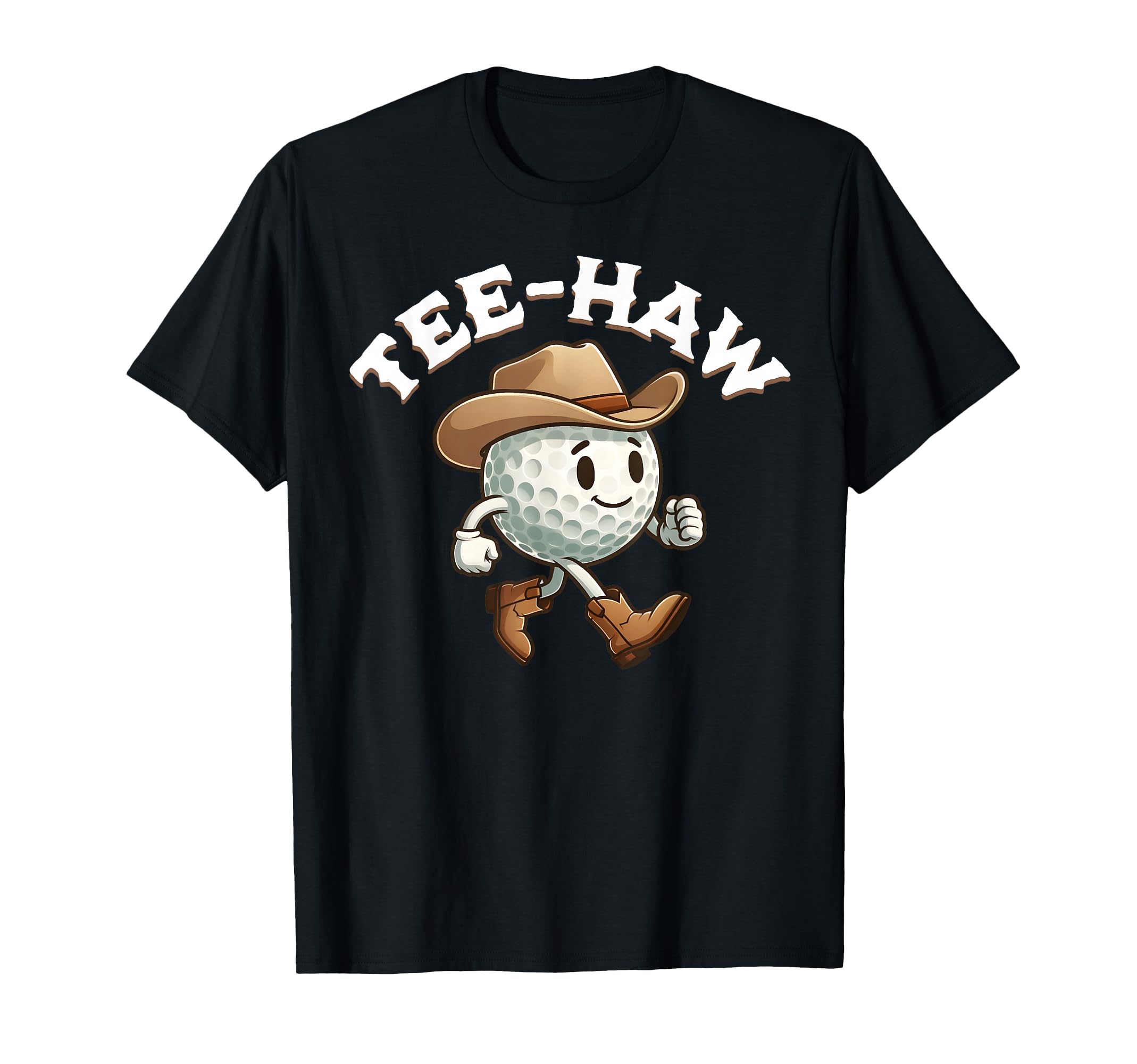 Western Haw Yall Funny Golf Ball Cowboy T-Shirt - Aesthetic Graphic Unisex - T-Shirt, Sweatshirt, Hoodie