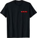 Pixel Red Heart Prints - Adult & Kids T-Shirts, Sweatshirts & Hoodies apparel design preview 1