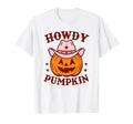 Howdy Pumpkin Autumn Western Halloween T-Shirt - Unique Graphic for Adults - T-Shirt, Sweatshirt, Hoodie