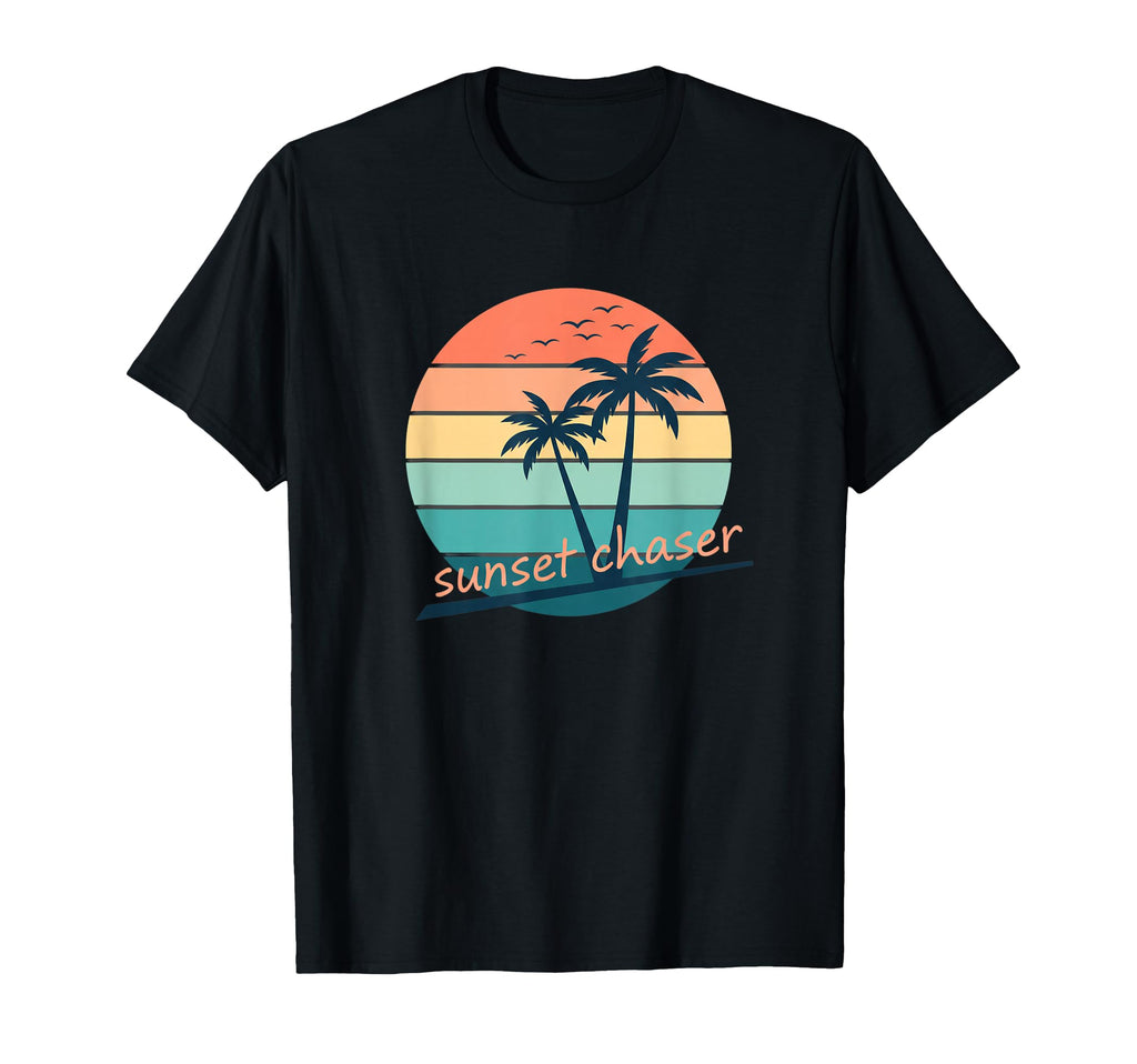 Sunset Chaser Vacation T-Shirt - Aesthetic Graphic for Adults - T-Shirt, Sweatshirt, Hoodie