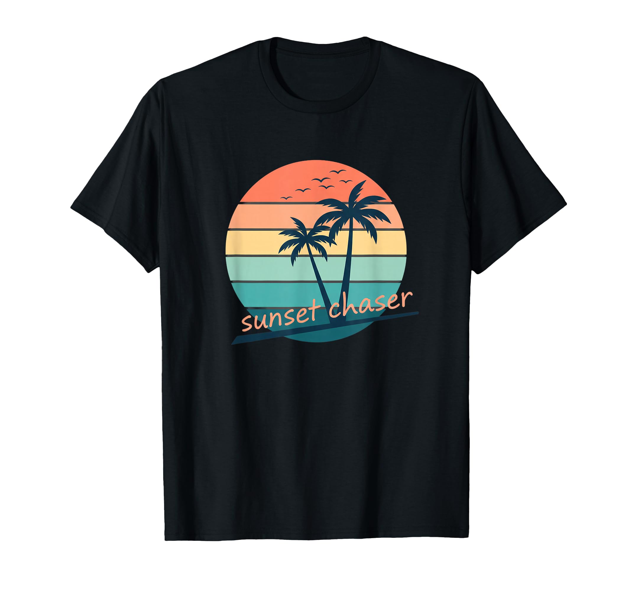 Sunset Chaser Vacation T-Shirt - Aesthetic Graphic for Adults - T-Shirt, Sweatshirt, Hoodie