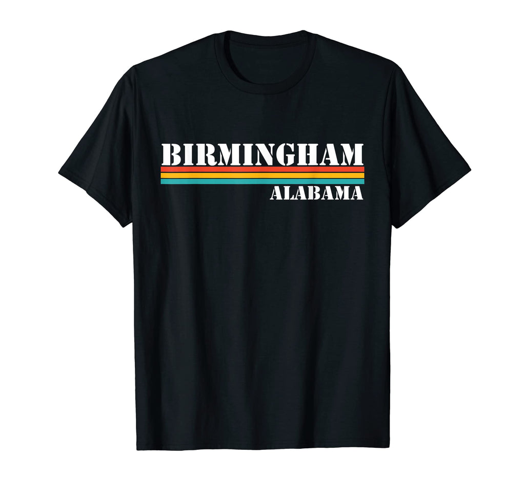 Birmingham Alabama Stripes T-Shirt - Unique Graphic for Adults - T-Shirt, Sweatshirt, Hoodie