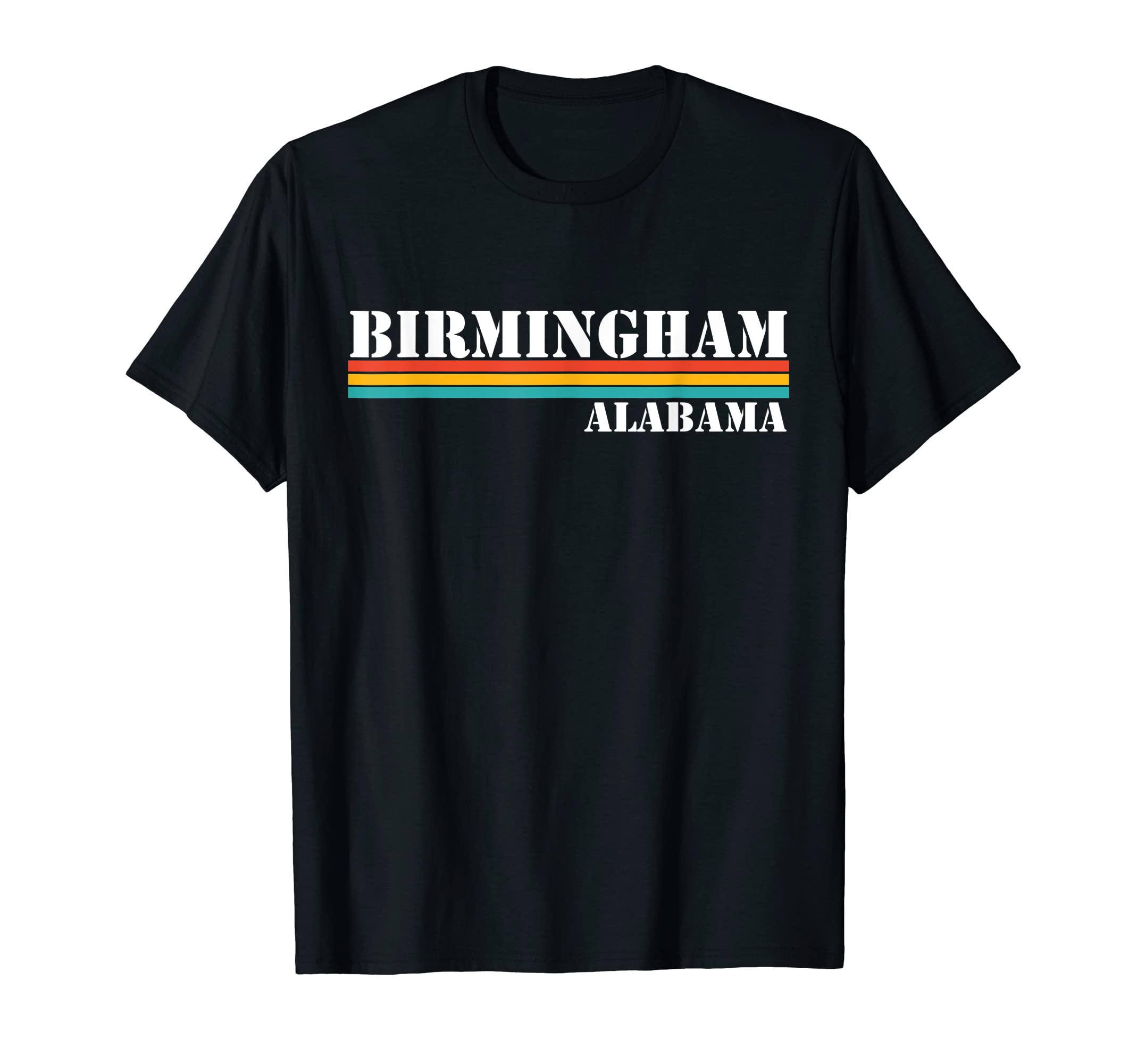 Birmingham Alabama Stripes T-Shirt - Unique Graphic for Adults - T-Shirt, Sweatshirt, Hoodie