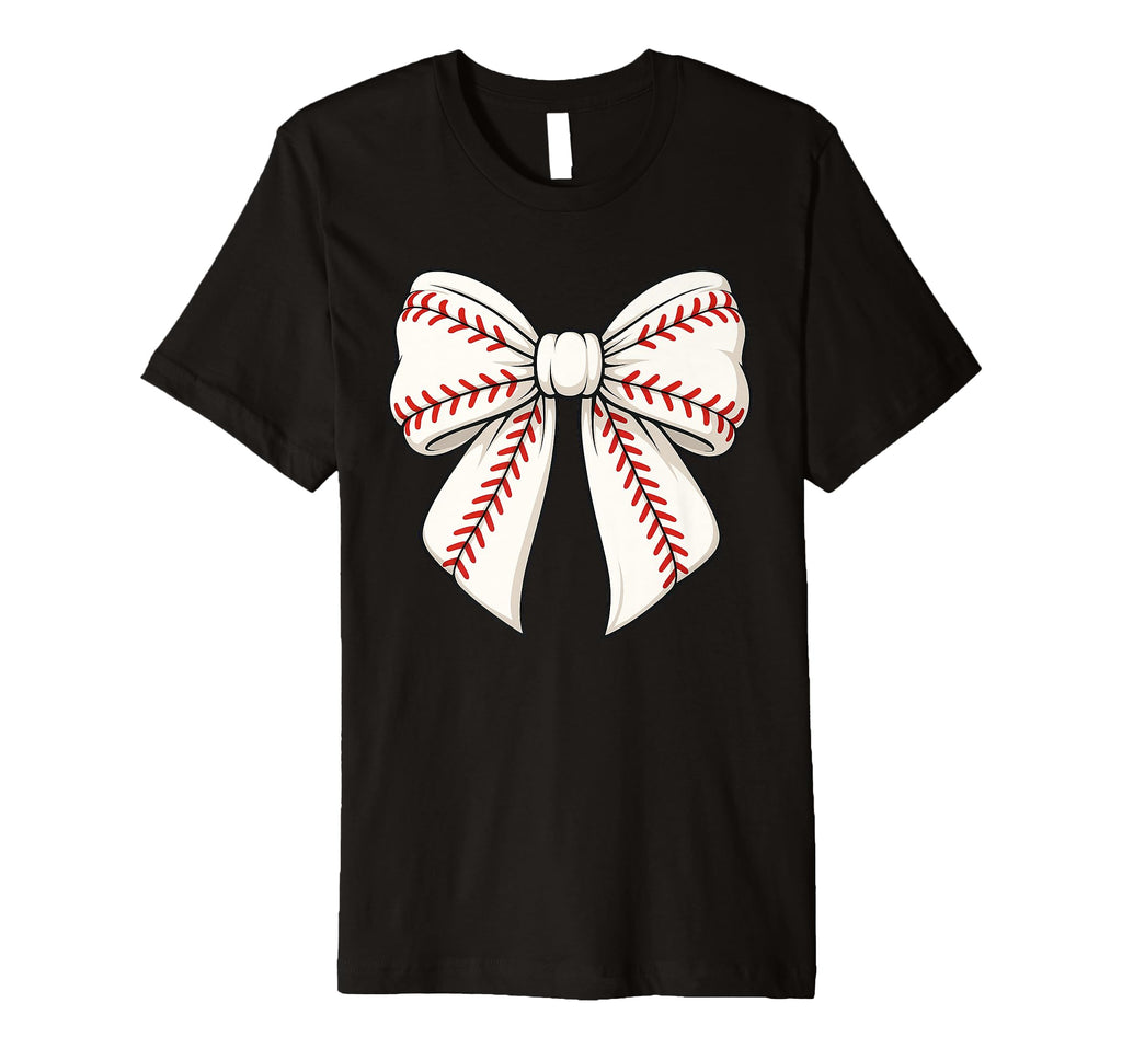 Coquette Bow Baseball Game Day T-Shirt - Casual Everyday Wear Men Women - T-Shirt, Sweatshirt, Hoodie