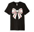 Coquette Bow Baseball Game Day T-Shirt - Casual Everyday Wear Men Women - T-Shirt, Sweatshirt, Hoodie