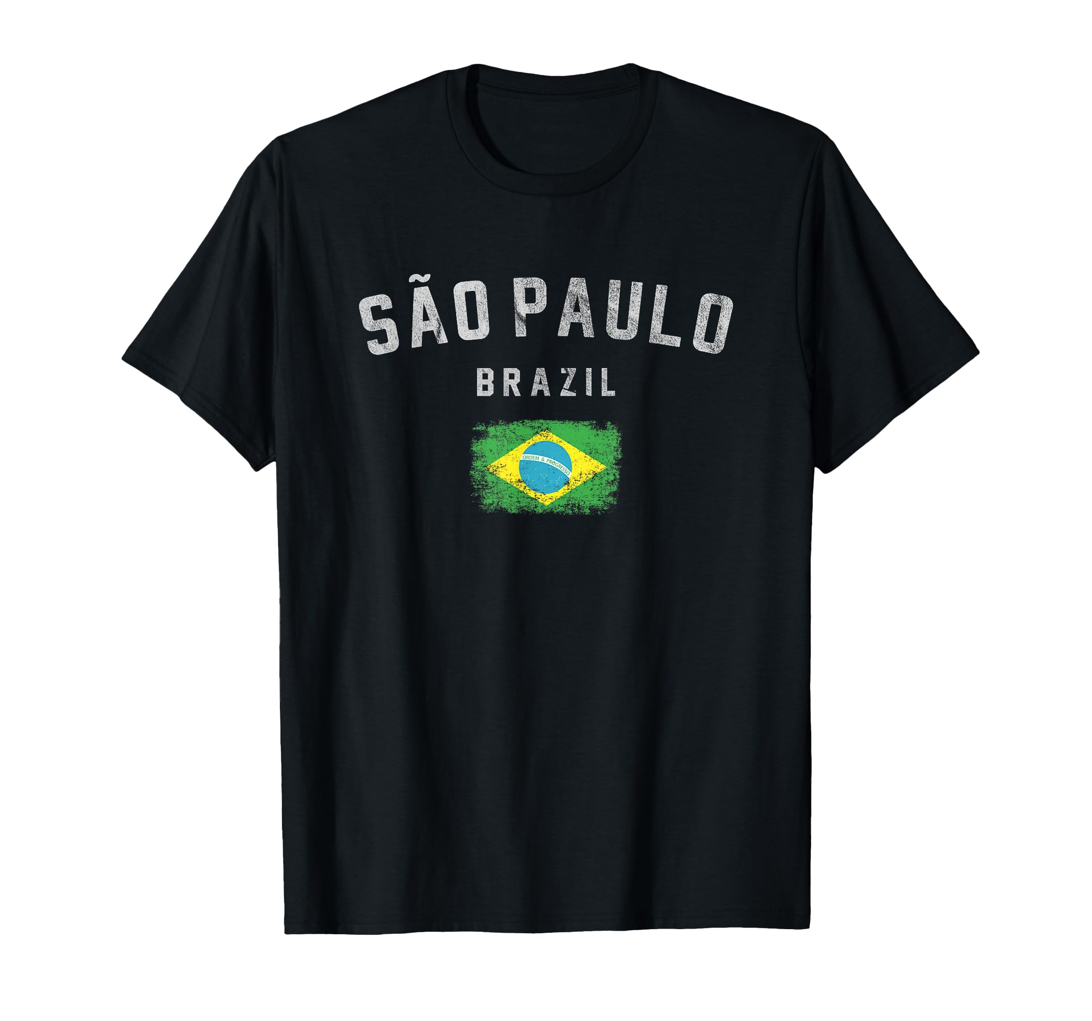 Varsity Sao Paulo Brazil T-Shirt - Casual Everyday Wear Unisex - T-Shirt, Sweatshirt, Hoodie