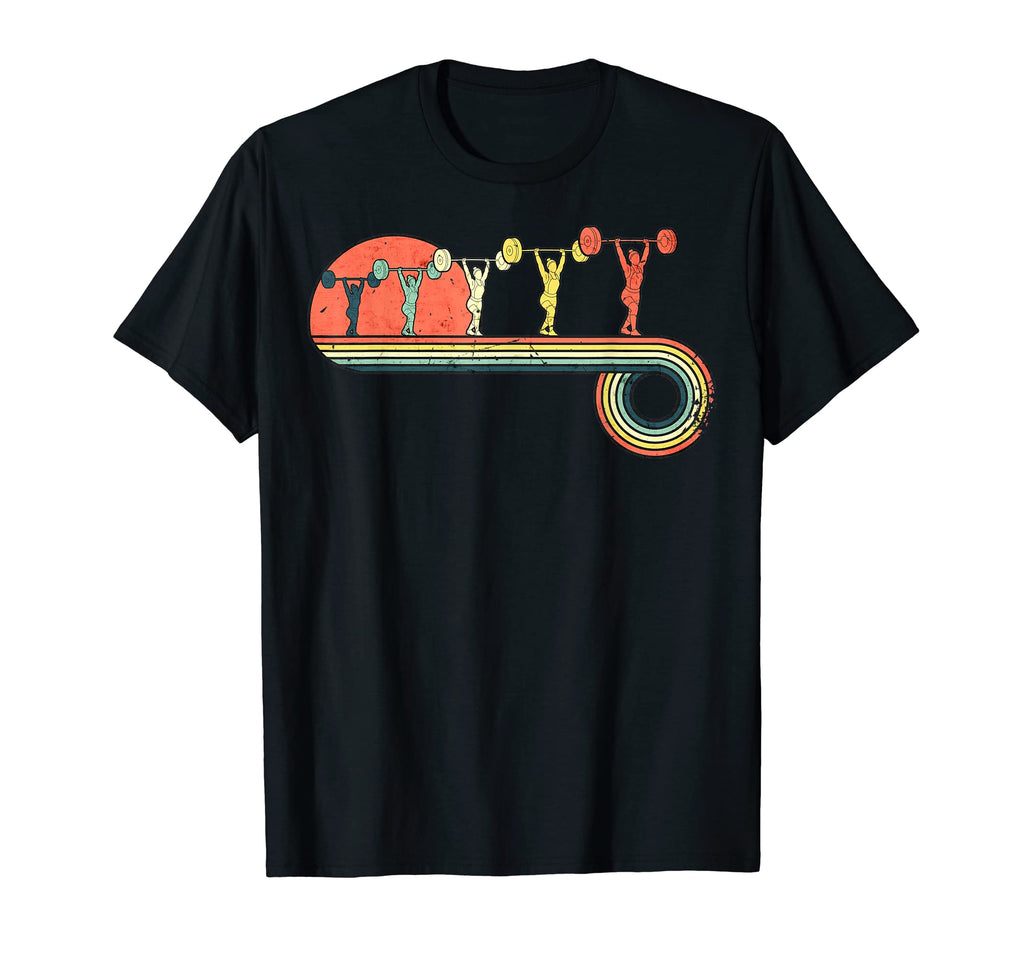 Weight Lifting Female Sunset Rainbow T-Shirt - Graphic Print for Adults - T-Shirt, Sweatshirt, Hoodie