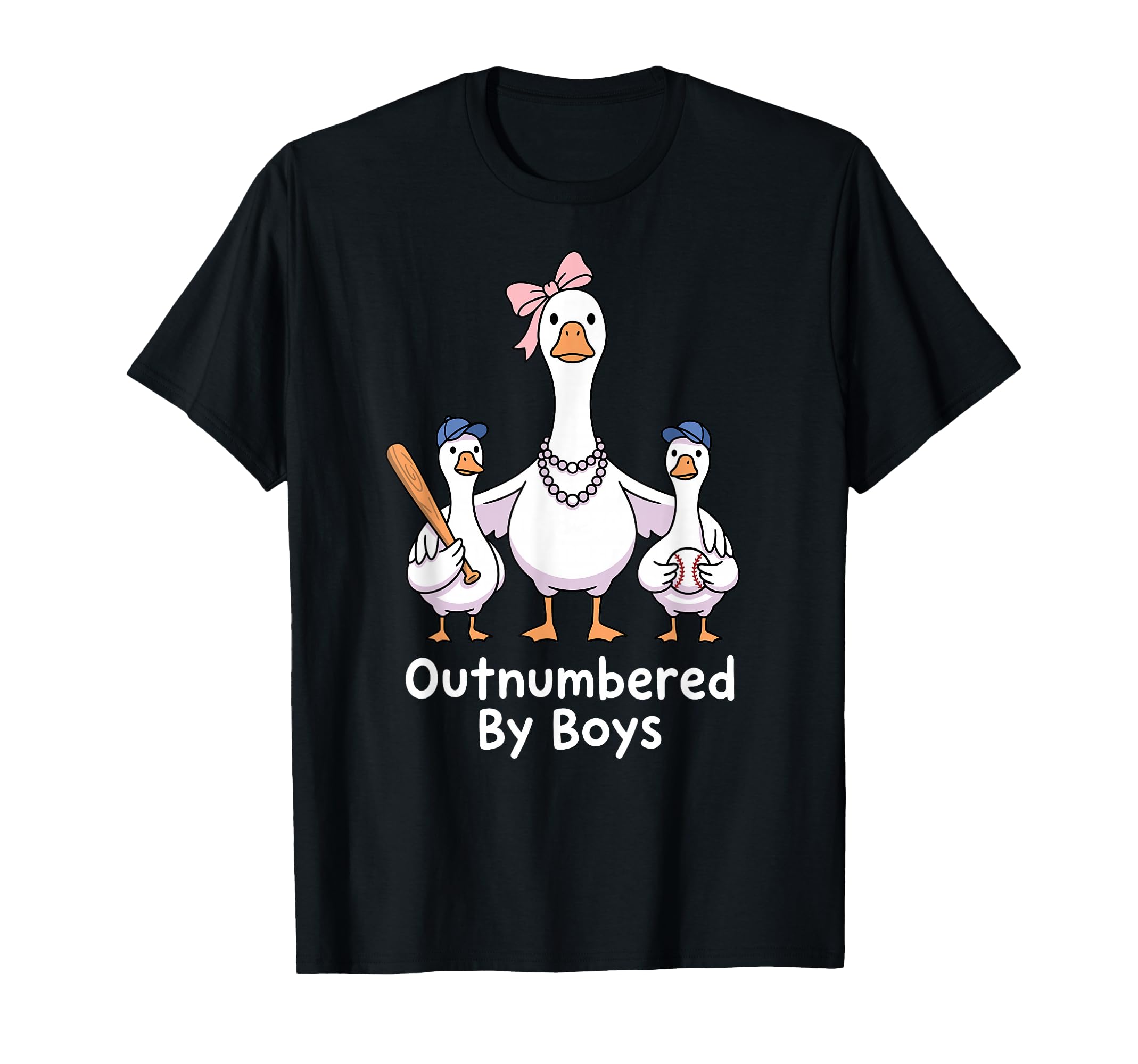 Funny Goose Mom Outnumbered Mothers T-Shirt - Streetwear Style Men Women - T-Shirt, Sweatshirt, Hoodie