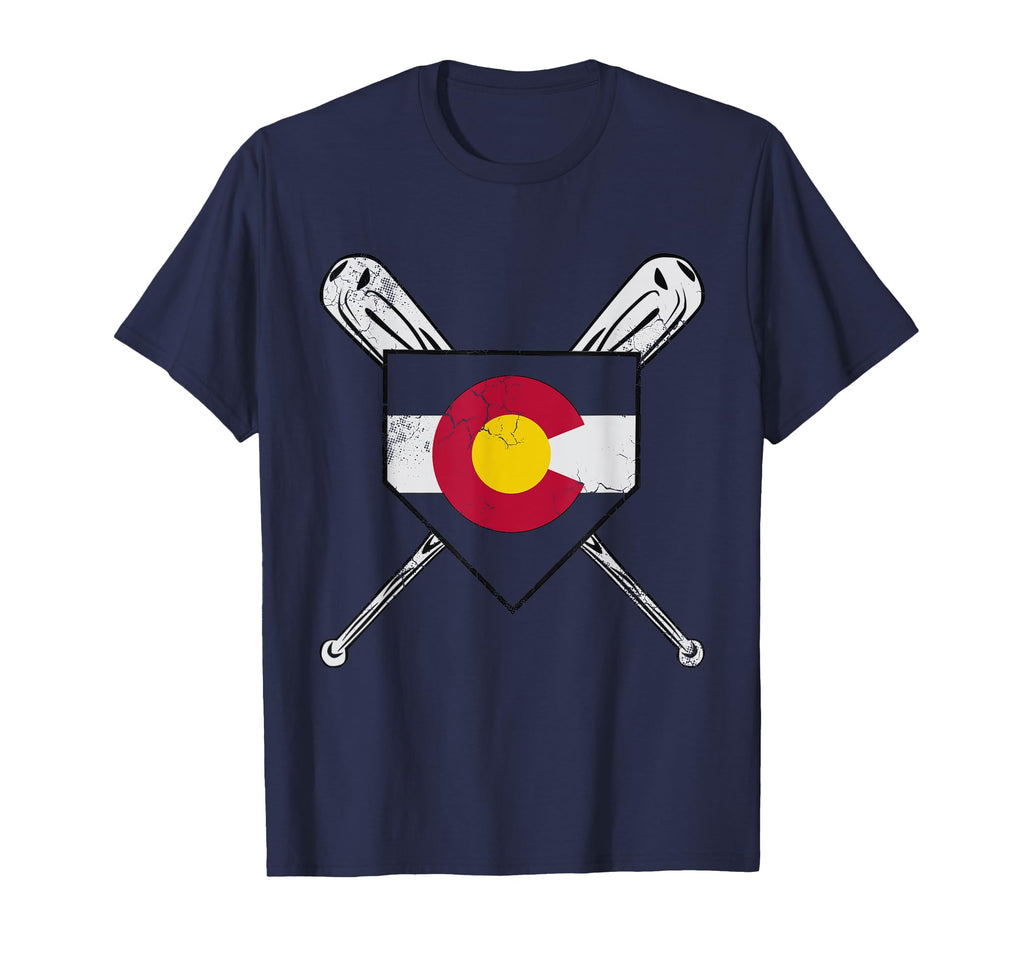 Colorado Flag Baseball Home Team T-Shirt - Casual Everyday Wear Unisex - T-Shirt, Sweatshirt, Hoodie