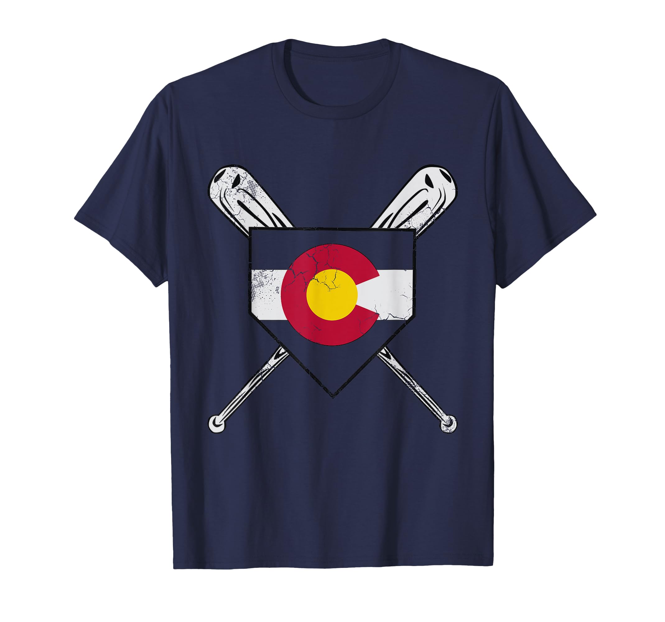Colorado Flag Baseball Home Team T-Shirt - Casual Everyday Wear Unisex - T-Shirt, Sweatshirt, Hoodie