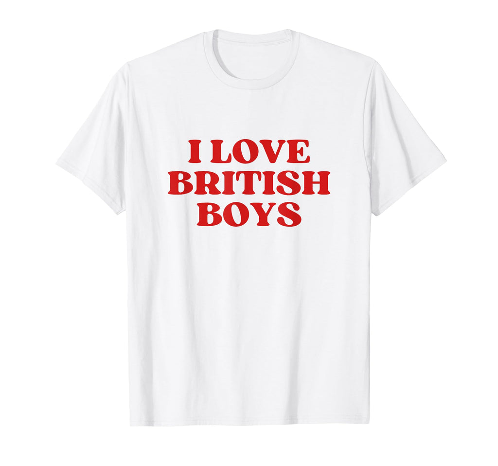 I Love British Y2K Aesthetic T-Shirt - Unique Graphic for Adults - T-Shirt, Sweatshirt, Hoodie