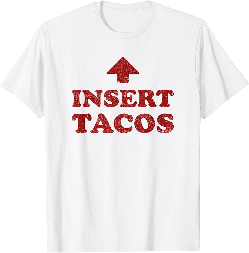 Insert Food Here Retro Foodie Humor - Adult & Kids T-Shirts, Sweatshirts & Hoodies apparel design preview 1