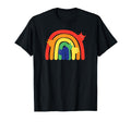 Rainbow Cats Lgbtq Kitty Lover Fun T-Shirt - Minimalist Print Men Women - T-Shirt, Sweatshirt, Hoodie