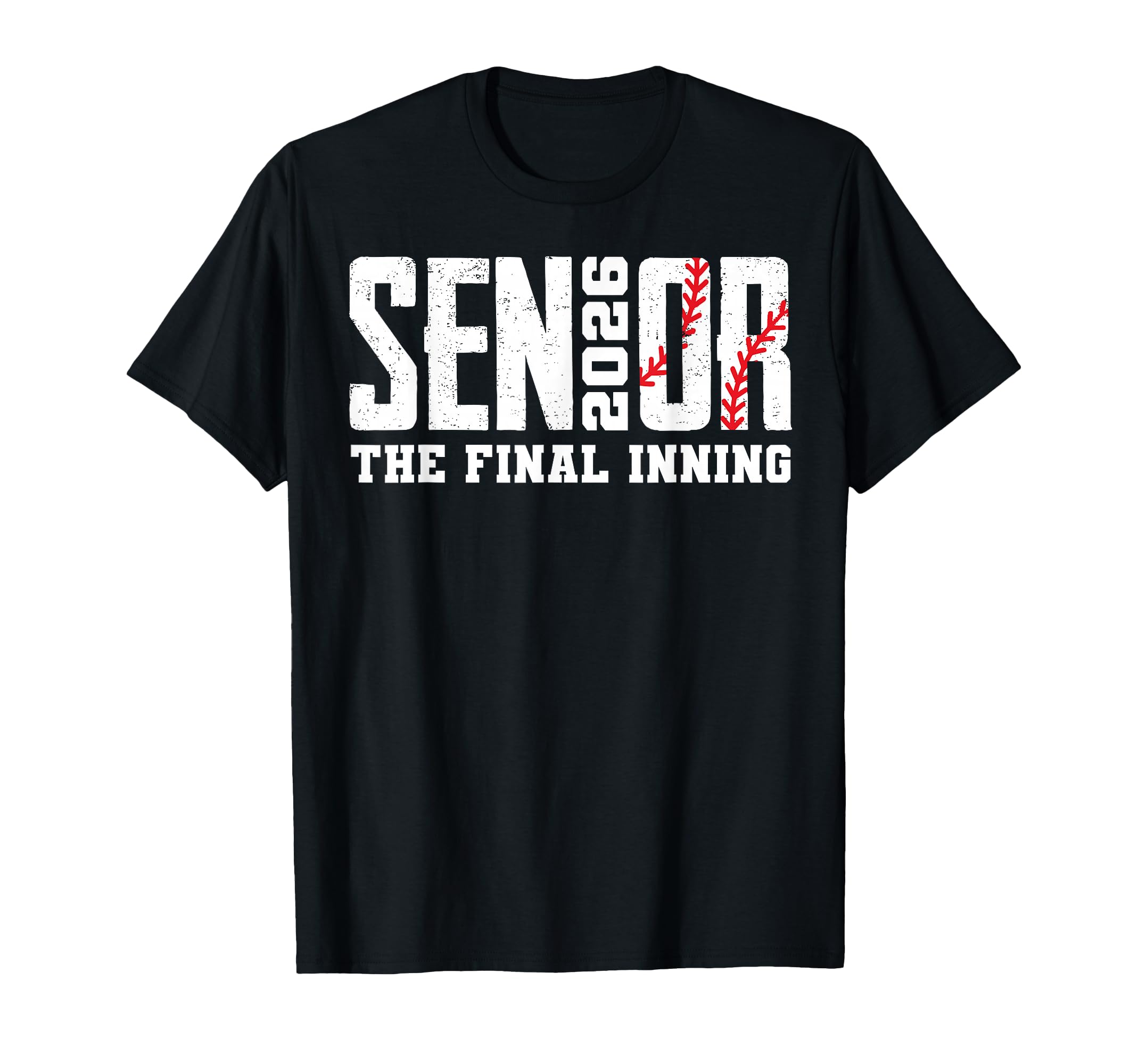 Baseball Senior 2026 Final Inning T-Shirt - Trendy Graphic for Adults - T-Shirt, Sweatshirt, Hoodie
