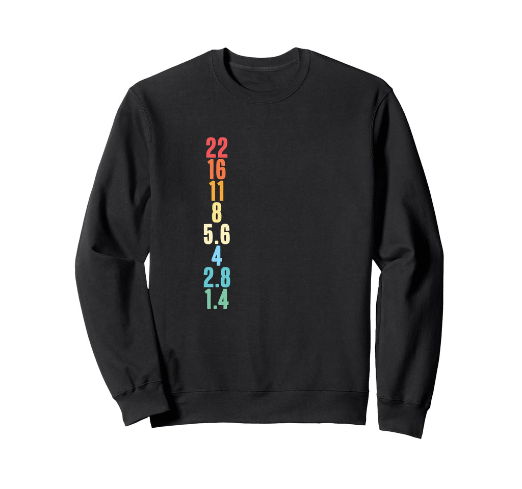 Photography Camera Settings Sweatshirt - Custom Art Print Unisex - T-Shirt, Sweatshirt, Hoodie