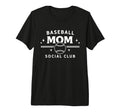 Baseball Mom Social Club Funny T-Shirt - Aesthetic Graphic for Adults - T-Shirt, Sweatshirt, Hoodie