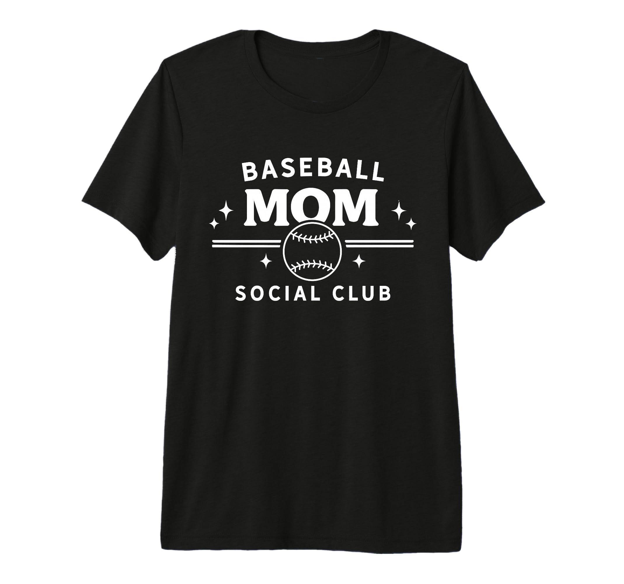 Baseball Mom Social Club Funny T-Shirt - Aesthetic Graphic for Adults - T-Shirt, Sweatshirt, Hoodie