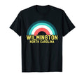 Wilmington North Carolina Rainbow T-Shirt - Trendy Graphic for Adults - T-Shirt, Sweatshirt, Hoodie
