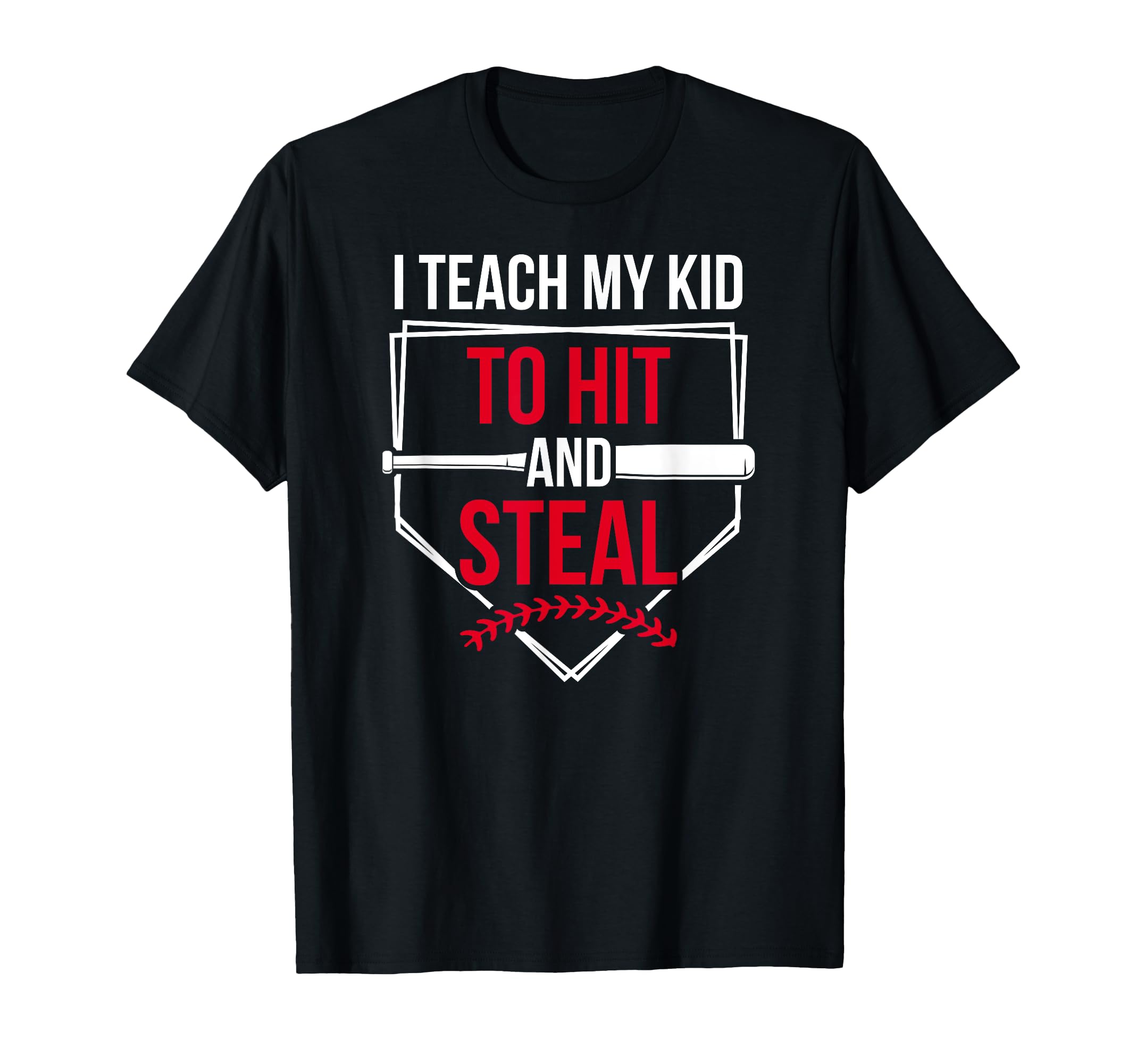 Hit And Steal Baseball Mom Baseball T-Shirt - Aesthetic Graphic Men Women - T-Shirt, Sweatshirt, Hoodie