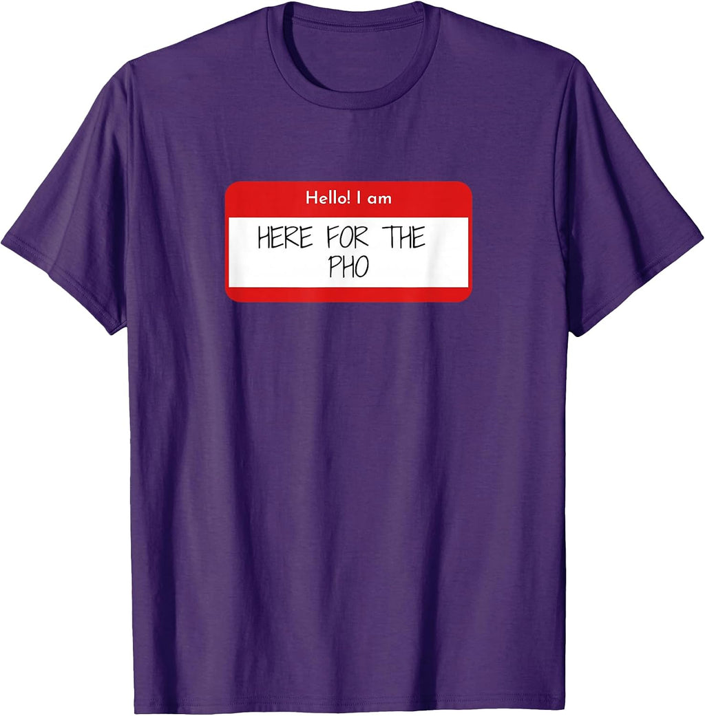 I Love Pho Funny Text Merch - Adult & Kids T-Shirts, Sweatshirts & Hoodies apparel design preview 1