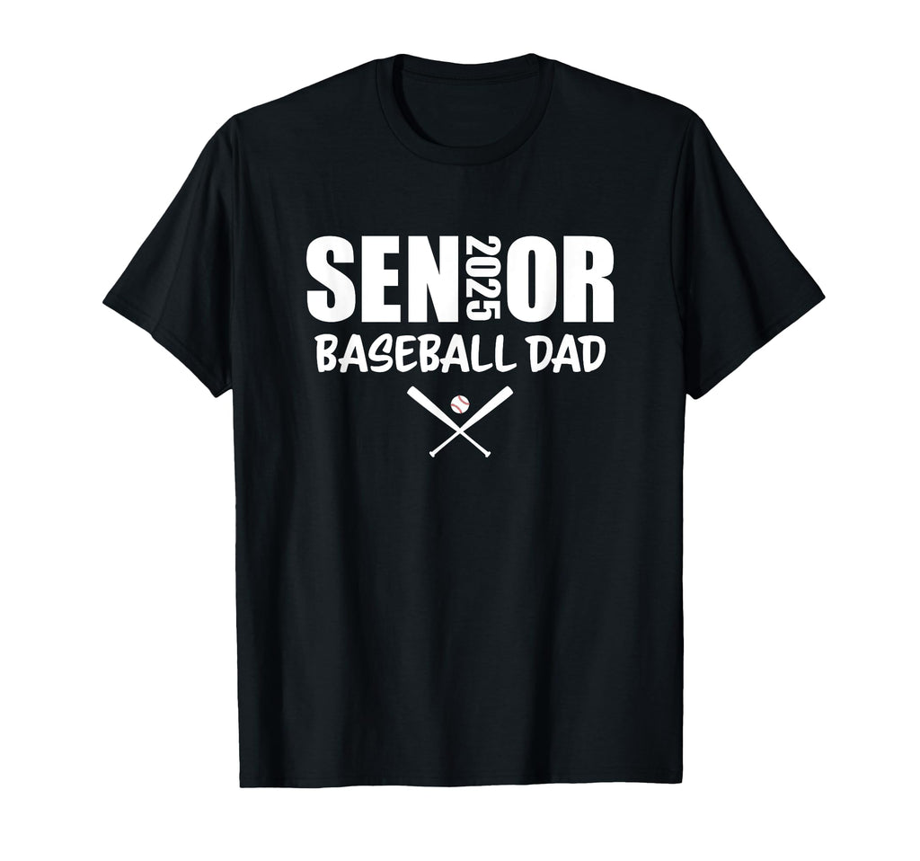 Senior Baseball Dad 2025 Team Parent T-Shirt - Custom Art Print Unisex - T-Shirt, Sweatshirt, Hoodie