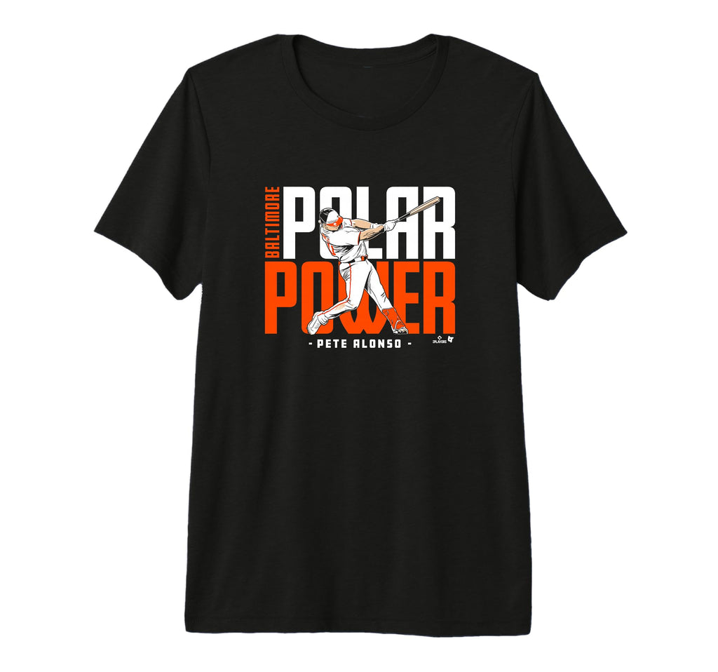 Pete Alonso Polar Power Baltimore T-Shirt - Unique Graphic Men Women - T-Shirt, Sweatshirt, Hoodie