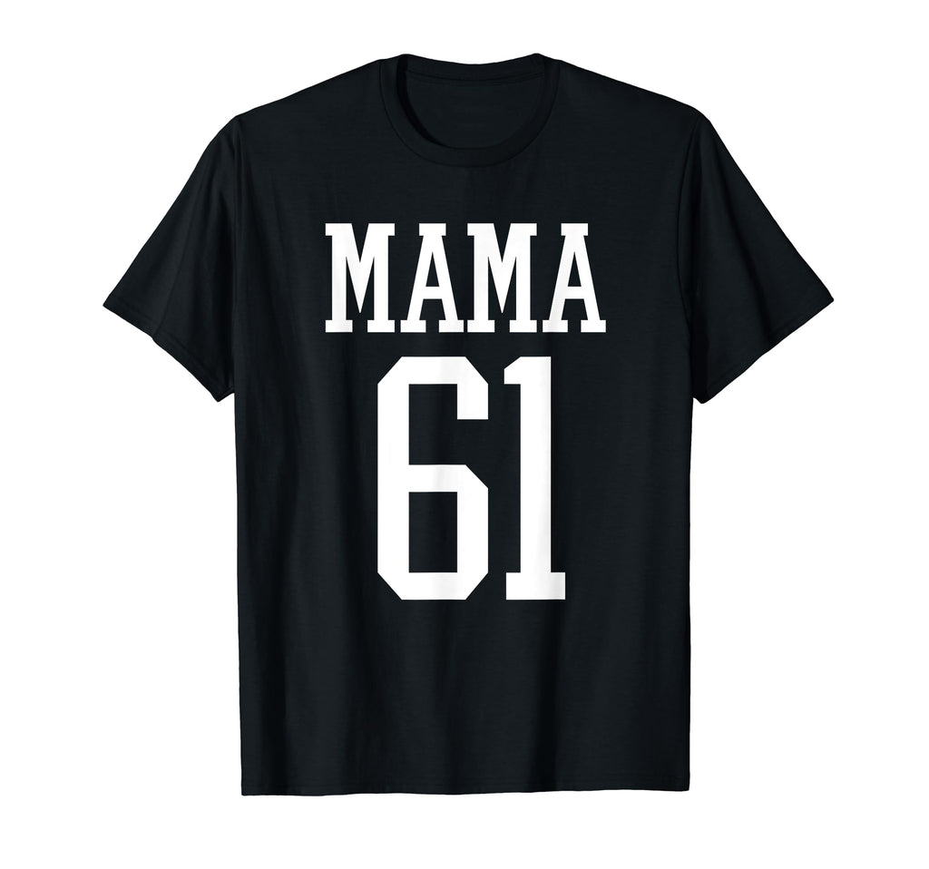 Number 61 Mama Biggest Fan Spirit Wear T-Shirt - Graphic Print for Adults - T-Shirt, Sweatshirt, Hoodie
