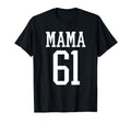 Number 61 Mama Biggest Fan Spirit Wear T-Shirt - Graphic Print for Adults - T-Shirt, Sweatshirt, Hoodie