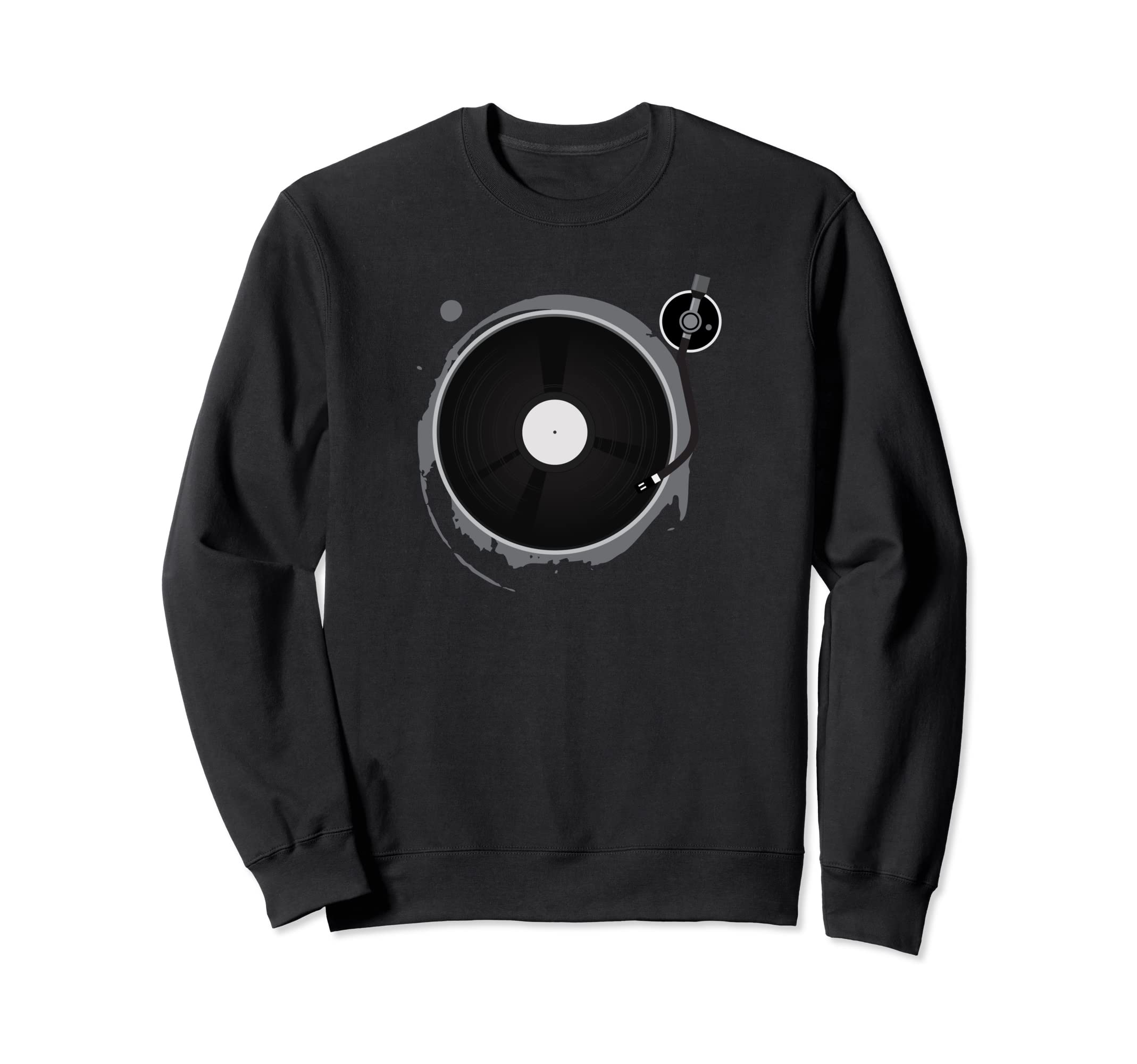 Vinyl Record Player Summer Vibes Sweatshirt - Trendy Graphic for Adults - T-Shirt, Sweatshirt, Hoodie