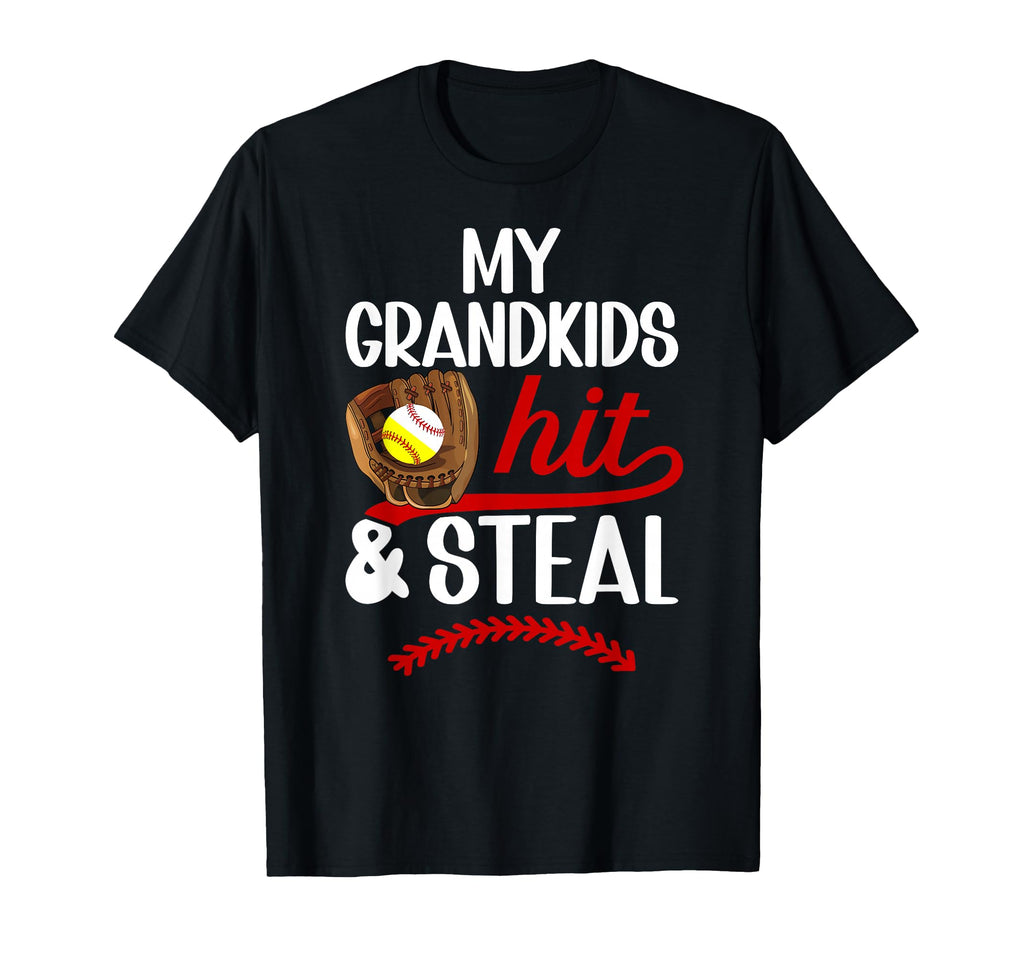 Softball Baseball Grandma Funny T-Shirt - Custom Art Print for Adults - T-Shirt, Sweatshirt, Hoodie