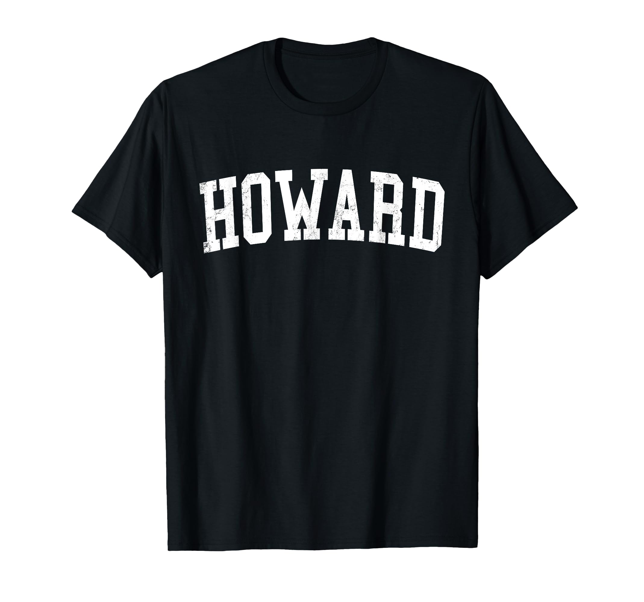 Howard Wi Distressed White Varsity T-Shirt - Unique Graphic Men Women - T-Shirt, Sweatshirt, Hoodie