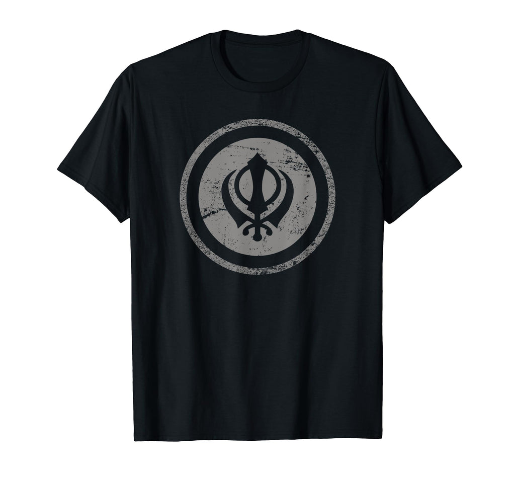 Distressed Khanda Sikh T-Shirt - Casual Everyday Wear Men Women - T-Shirt, Sweatshirt, Hoodie