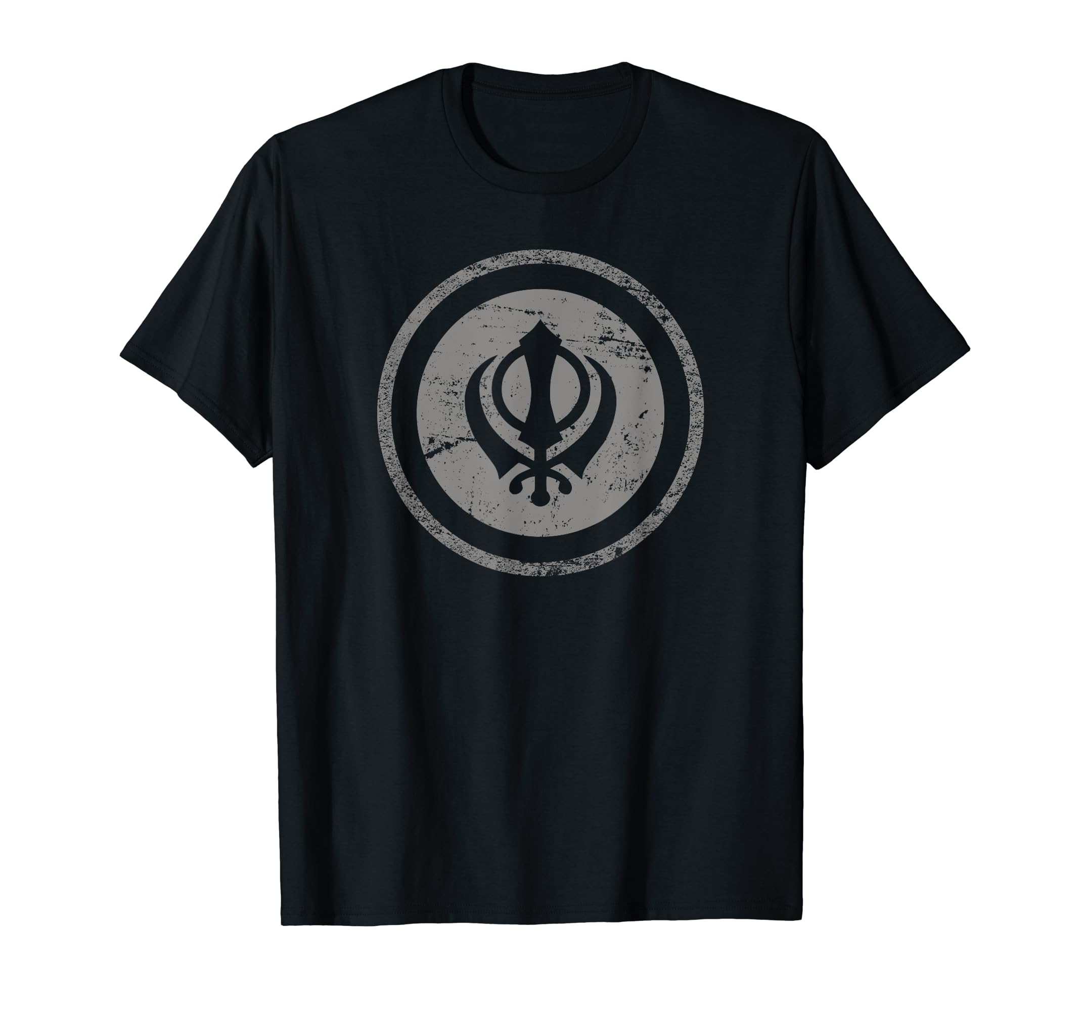 Distressed Khanda Sikh T-Shirt - Casual Everyday Wear Men Women - T-Shirt, Sweatshirt, Hoodie
