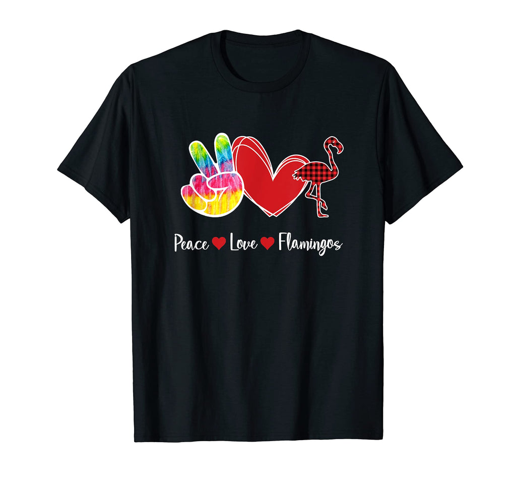 Red Plaid Buffalo Tartan Peace T-Shirt - Casual Everyday Wear for Adults - T-Shirt, Sweatshirt, Hoodie