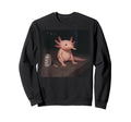 Smoking Axolotl Cigarette Meme 90S Sweatshirt - Custom Art Print Unisex - T-Shirt, Sweatshirt, Hoodie