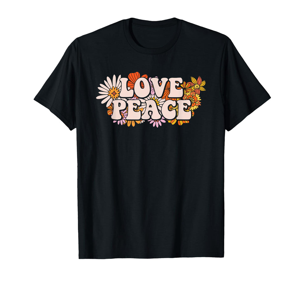 Hippie 60S 70S T-Shirt - Fun Novelty Design for Adults - T-Shirt, Sweatshirt, Hoodie