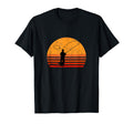 Fly Fishing Sunset Distressed Gift T-Shirt - Fun Novelty Design Unisex - T-Shirt, Sweatshirt, Hoodie