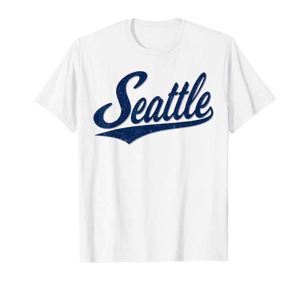 Seattle Washington Varsity Script Sports T-Shirt - Unique Graphic Unisex - T-Shirt, Sweatshirt, Hoodie