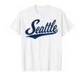 Seattle Washington Varsity Script Sports T-Shirt - Unique Graphic Unisex - T-Shirt, Sweatshirt, Hoodie