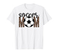 Soccer Mom Trendy Leopard Game Day Mama T-Shirt - Streetwear Style Unisex - T-Shirt, Sweatshirt, Hoodie