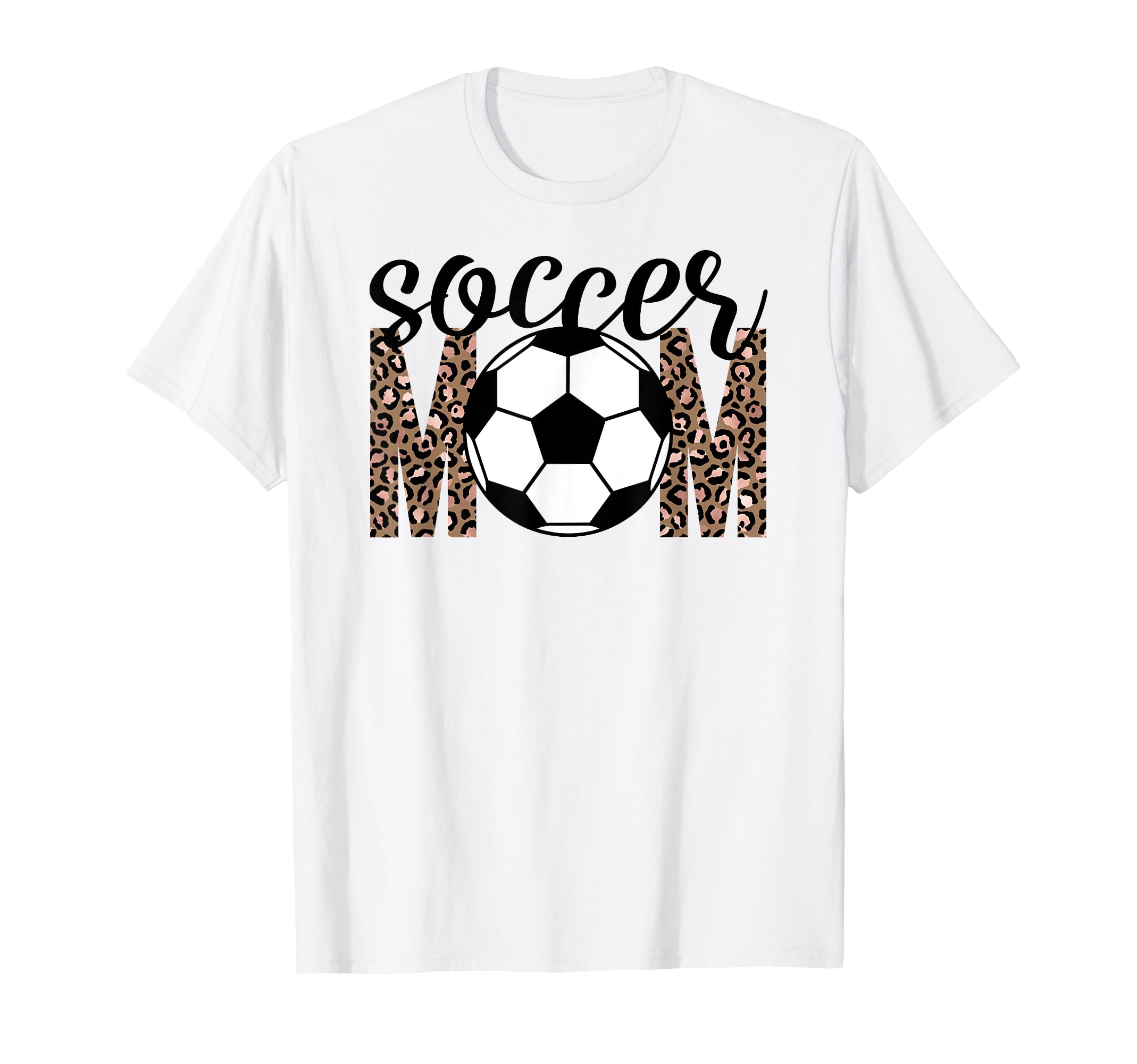 Soccer Mom Trendy Leopard Game Day Mama T-Shirt - Streetwear Style Unisex - T-Shirt, Sweatshirt, Hoodie