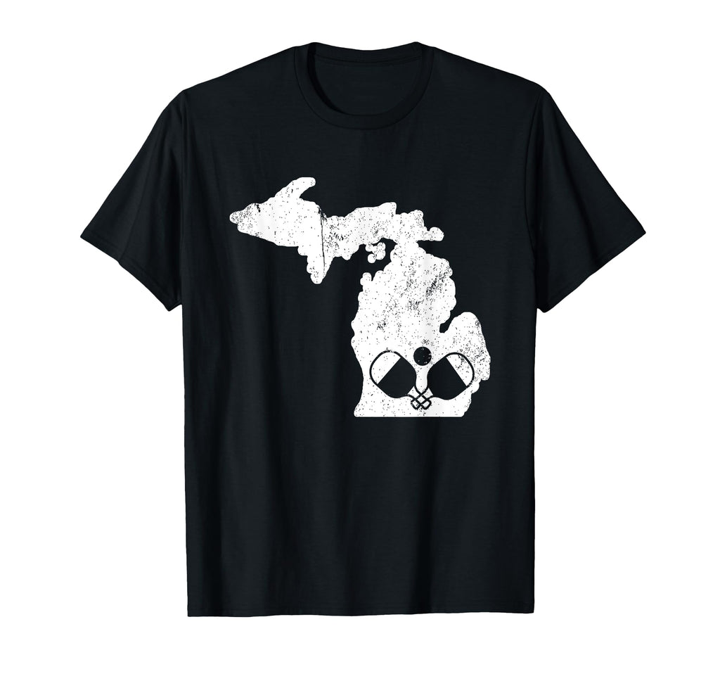 Michigan Pickleball Pickleball T-Shirt - Graphic Print for Adults - T-Shirt, Sweatshirt, Hoodie