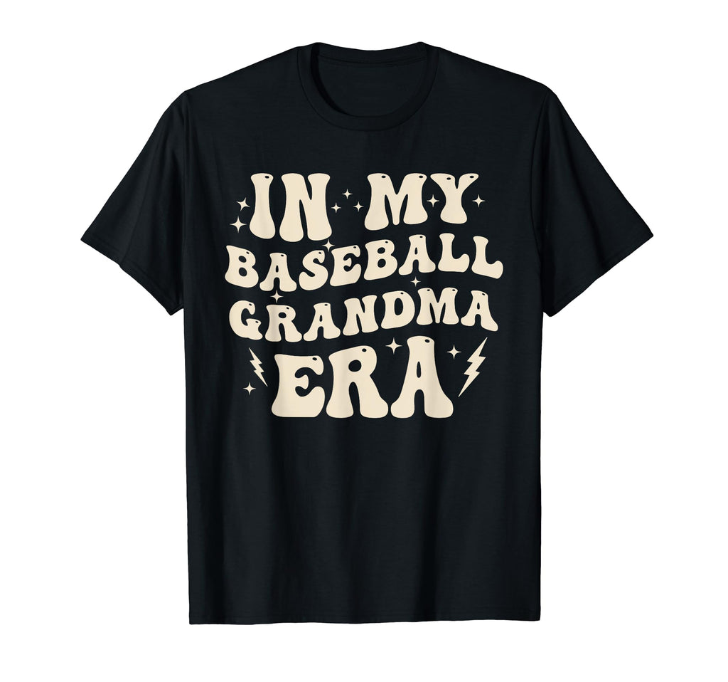 My Baseball Grandma Era Groovy Grandma T-Shirt - Custom Art Print Unisex - T-Shirt, Sweatshirt, Hoodie