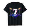 7Th Birthday Baseball 7 Years Ice T-Shirt - Fun Novelty Design for Adults - T-Shirt, Sweatshirt, Hoodie