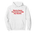 Sorry Im Love My Bestie Y2K Aesthetic Hoodie - Aesthetic Graphic Unisex - T-Shirt, Sweatshirt, Hoodie