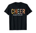 Cheer Auntie Leopard Cheerleader T-Shirt - Unique Graphic Men Women - T-Shirt, Sweatshirt, Hoodie