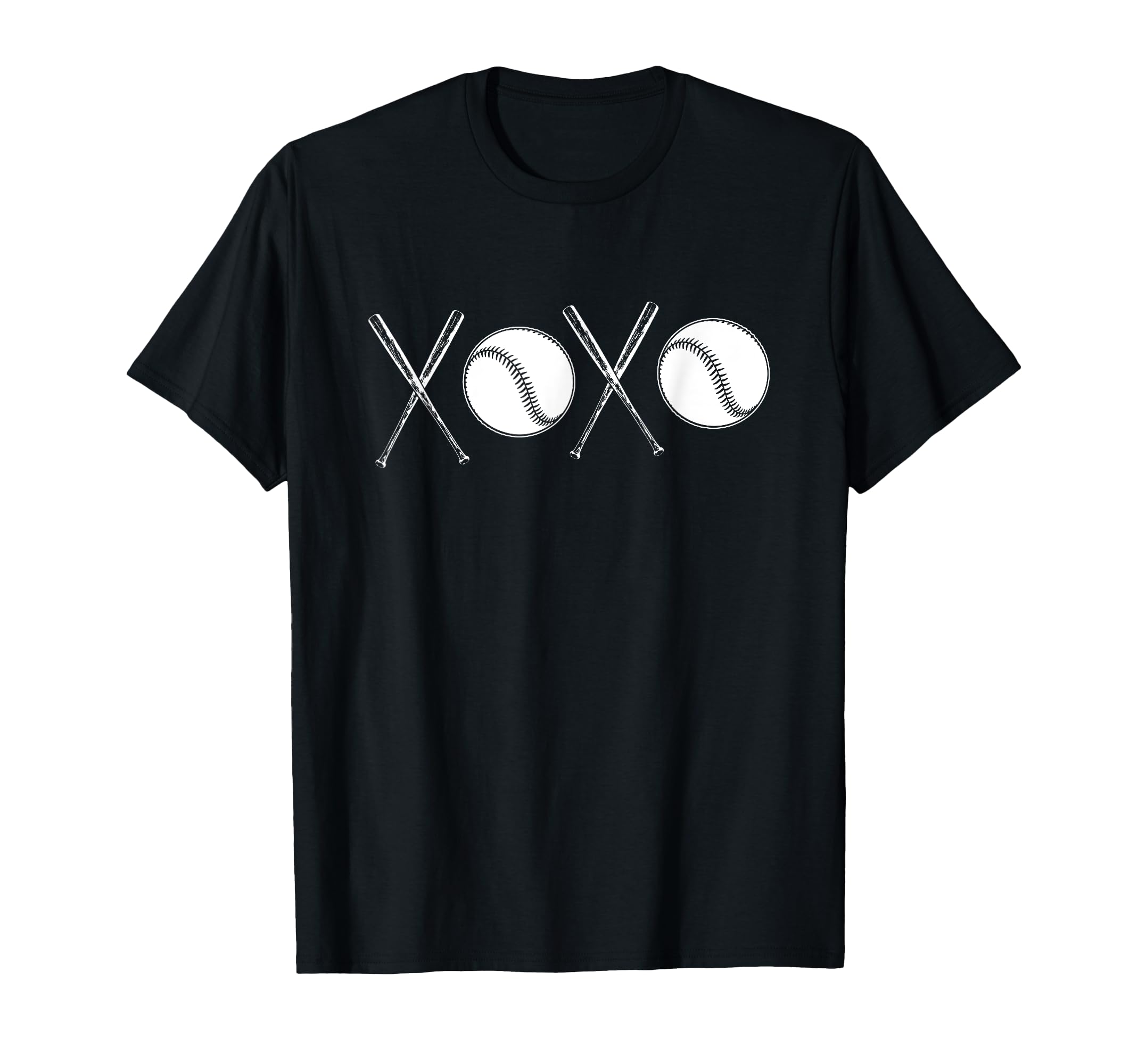 Baseball Lover Xoxo Fun T-Shirt - Trendy Graphic for Adults - T-Shirt, Sweatshirt, Hoodie