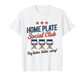Home Plate Social Club American T-Shirt - Casual Everyday Wear for Adults - T-Shirt, Sweatshirt, Hoodie