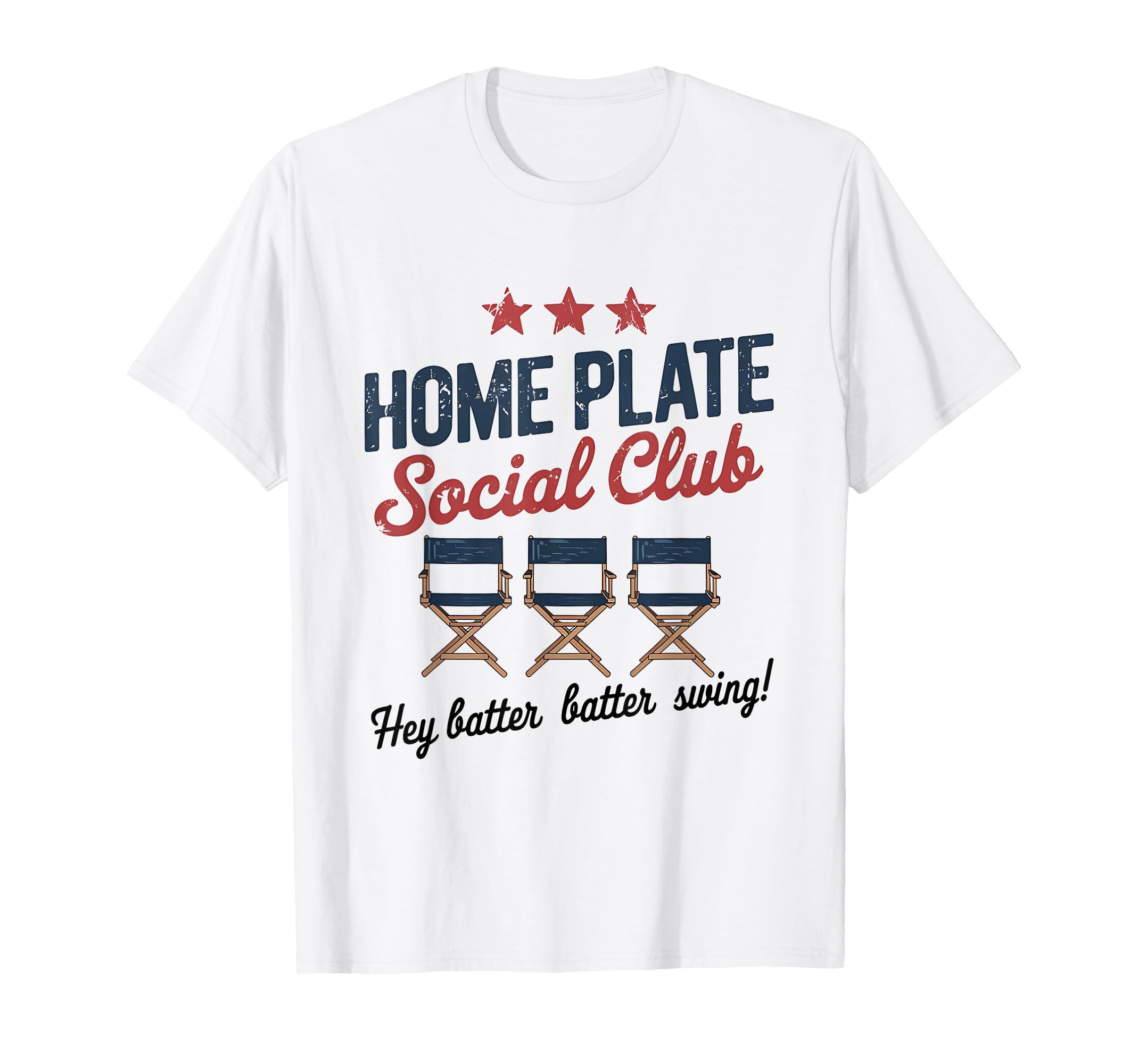 Home Plate Social Club American T-Shirt - Custom Art Print Men Women - T-Shirt, Sweatshirt, Hoodie