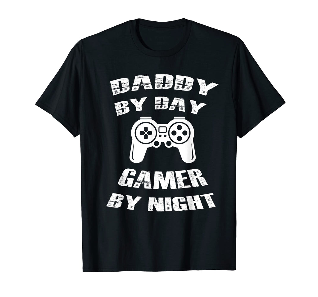 Daddy Day Gamer Night Video Gamer Gaming T-Shirt - Custom Art Print Unisex - T-Shirt, Sweatshirt, Hoodie